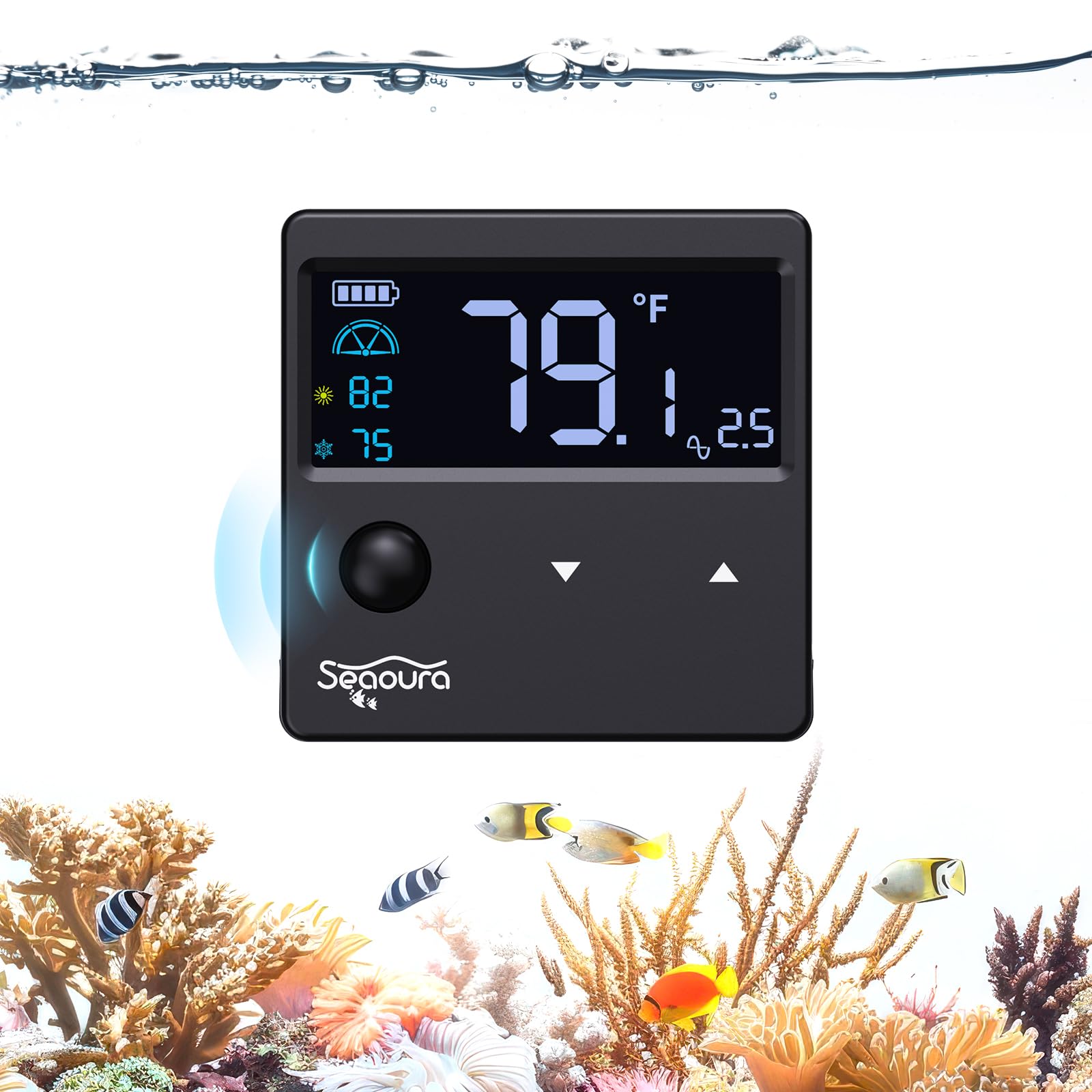 Aquarium Pro Digital Thermometer with Motion Sensor and Alarm