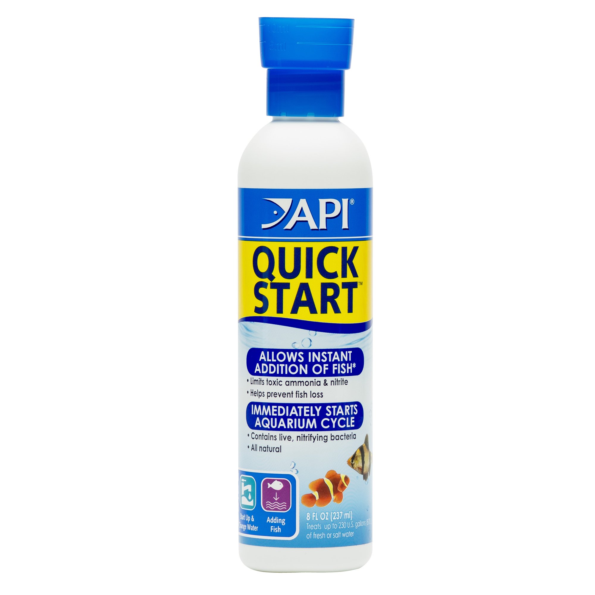 API Quick Start – Nitrifying Bacteria for Freshwater and Saltwater Aquariums