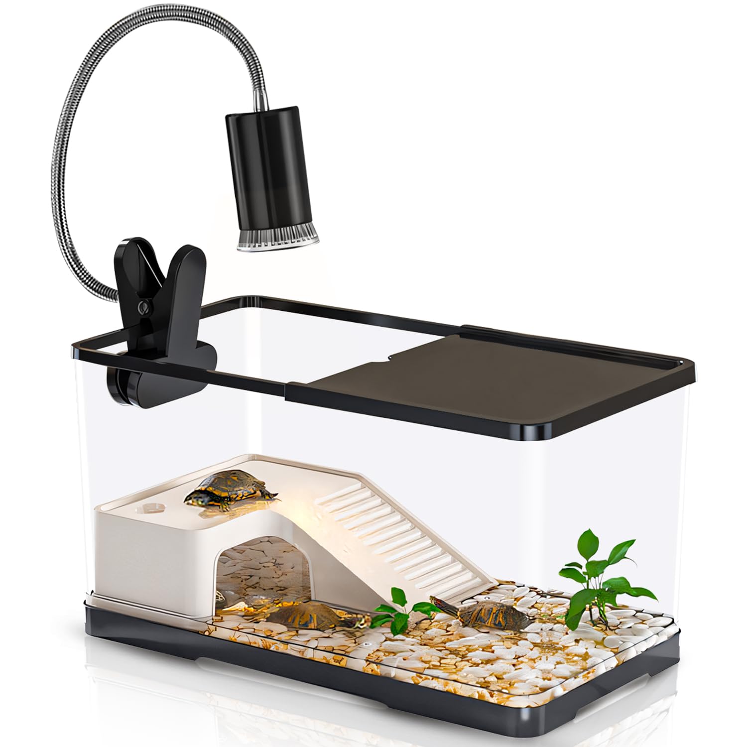 Brand Name: Complete Turtle Tank Kit with Basking Platform & UV Light