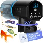 FISHNOSH 2025 Automatic Fish Feeder with Timer for Aquariums & Ponds
