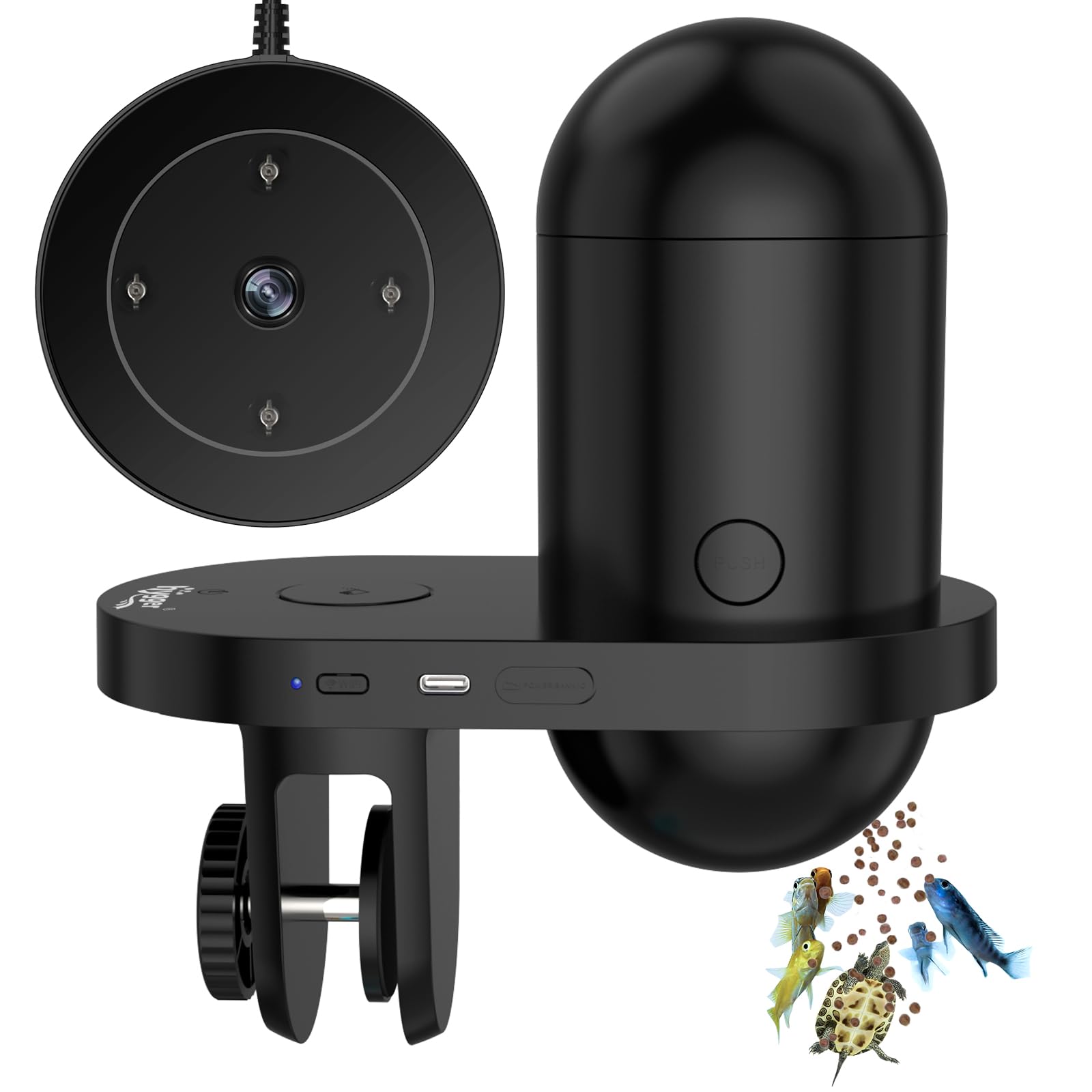 Hygger Smart WiFi Fish Feeder with Timer and App Control