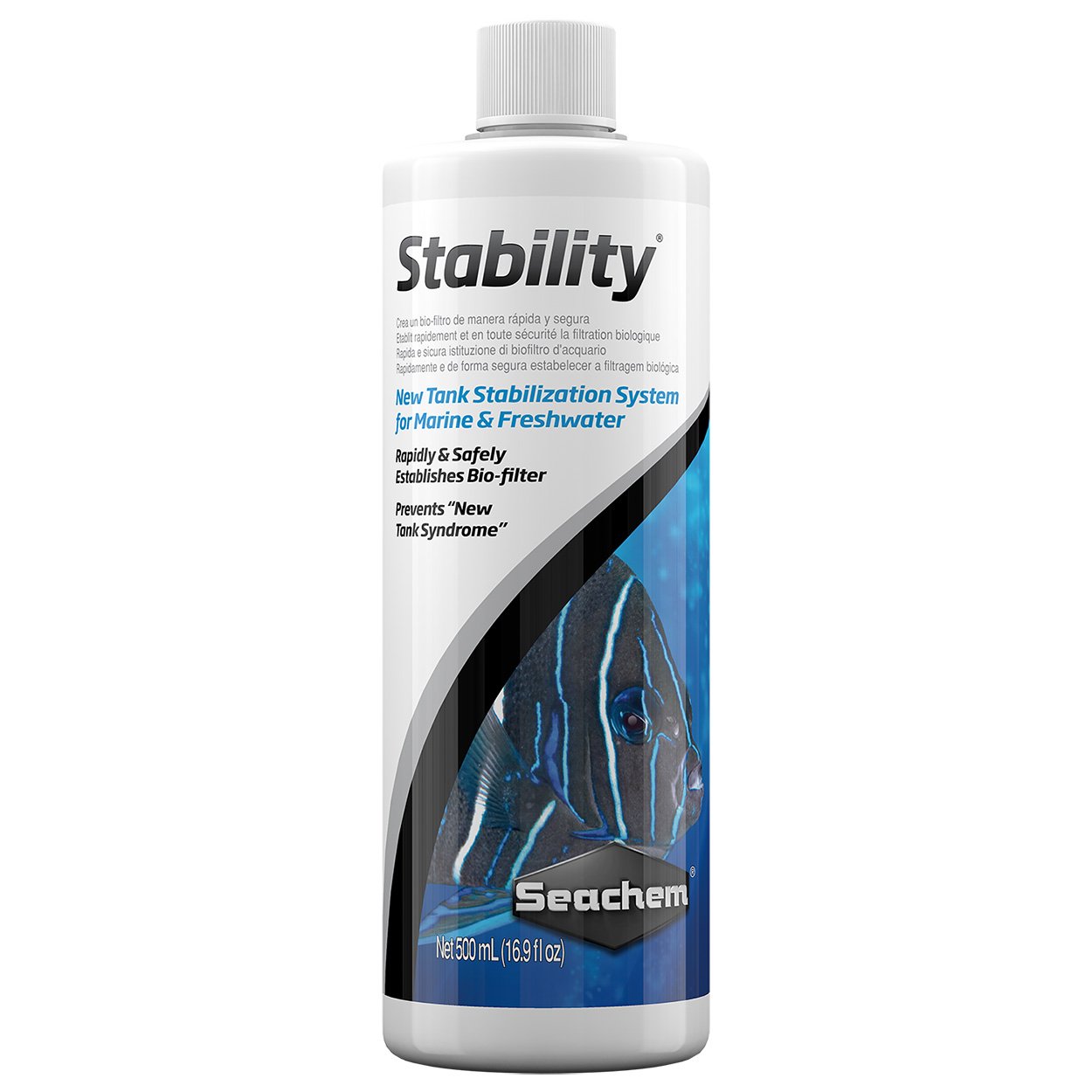 Seachem Stability – Freshwater & Marine Aquarium Stabilizer, 16.9 Fl Oz