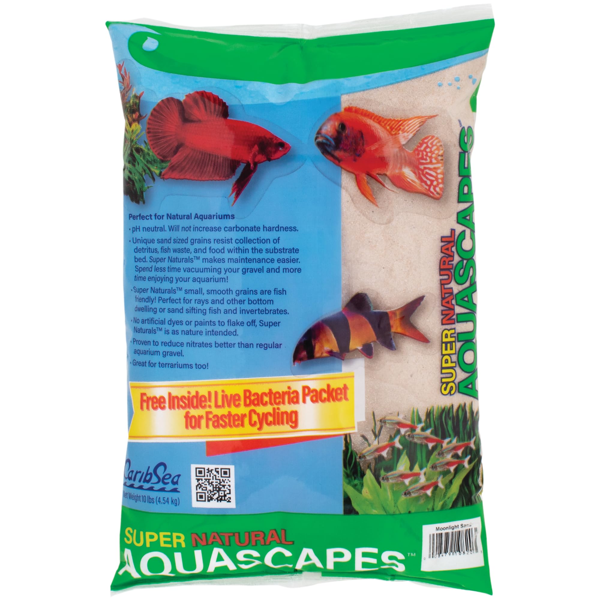 Super Natural Aquascapes Moonlight Sand, 10 lb Bag