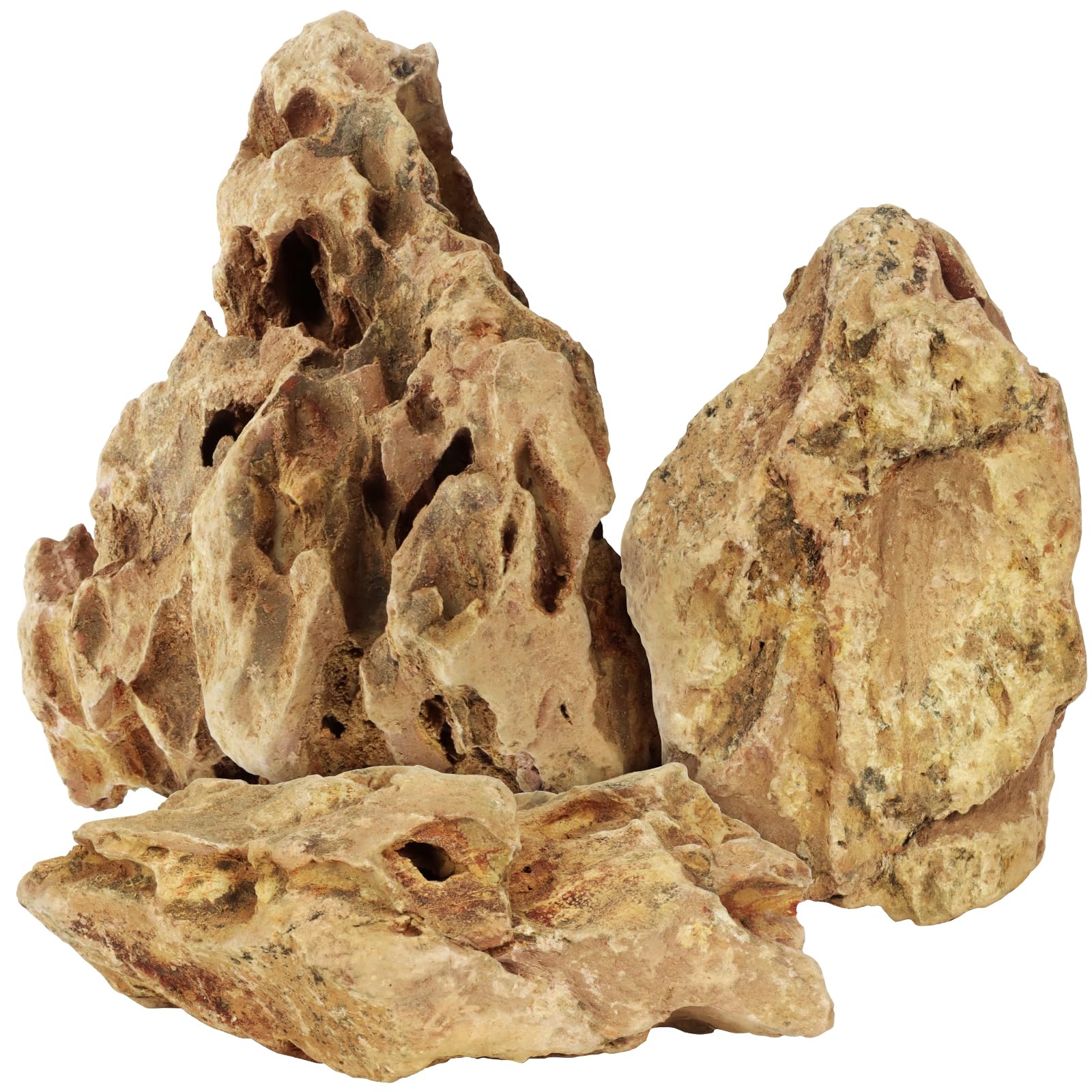 VOKOY 2.5lb Natural Dragon Stones for Aquascaping and Decor