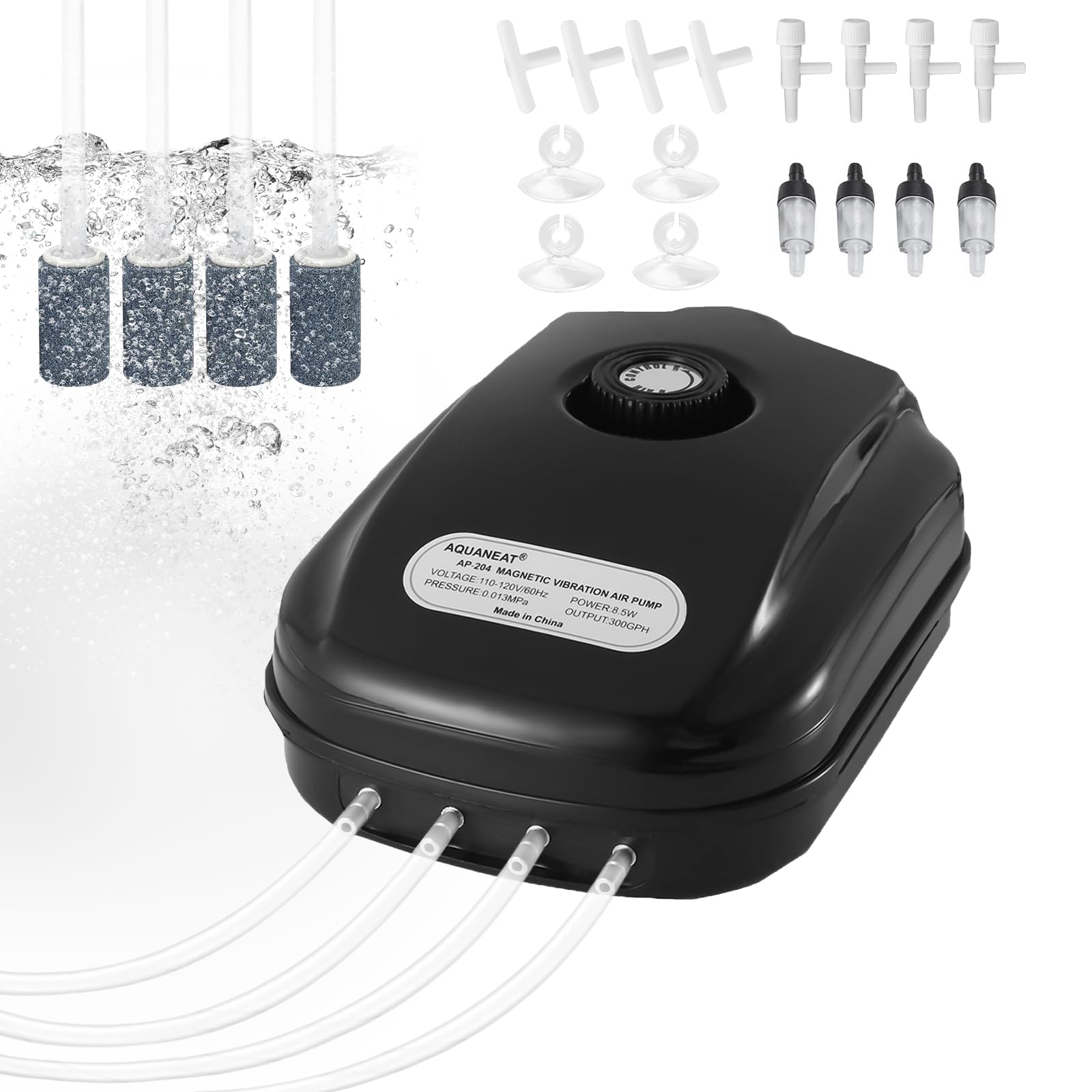 Aquaneat 300GPH Aquarium Air Pump for 200 Gallon Tanks
