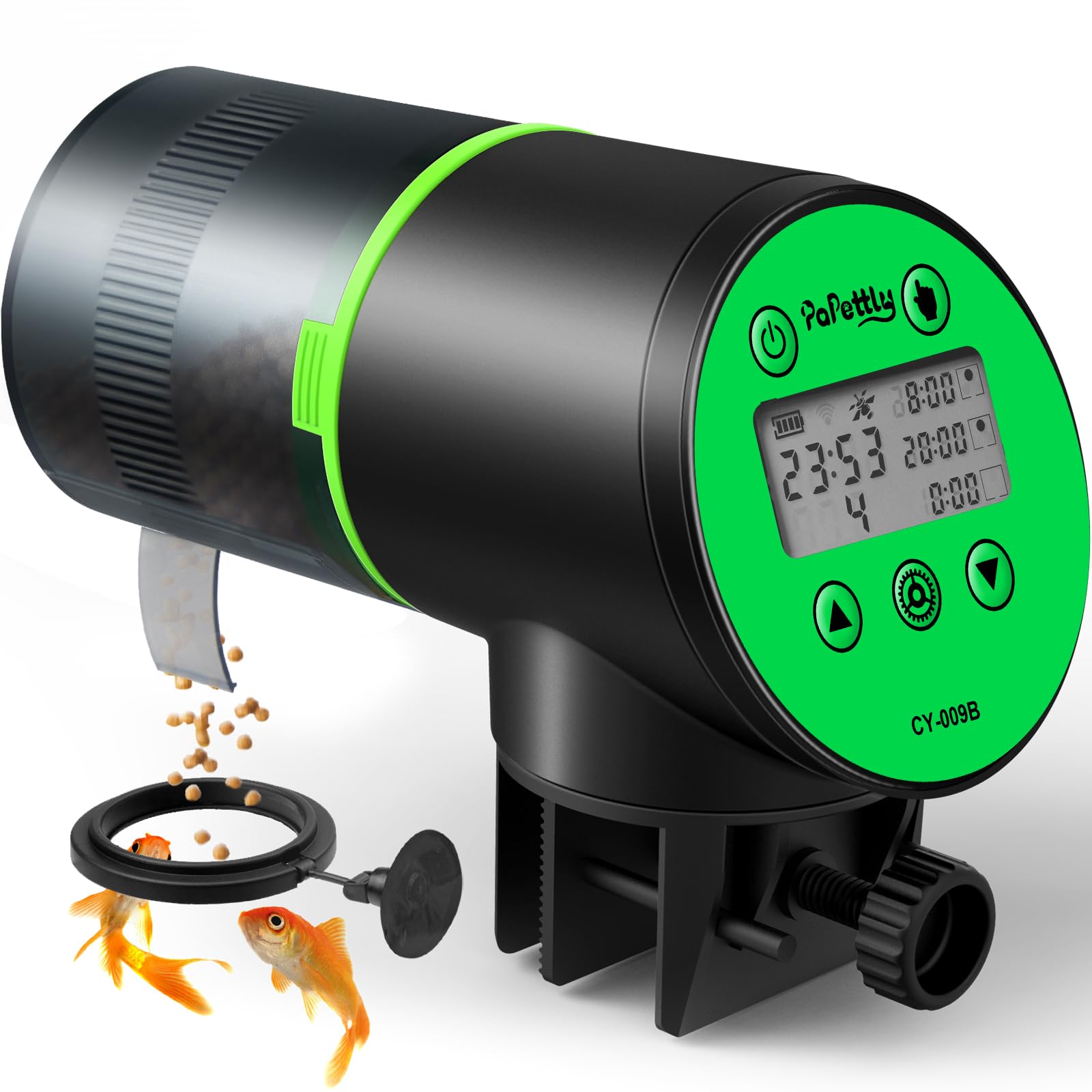 Aquarium Buddy: Automatic Fish Feeder with Timer and Moisture-Proof Design