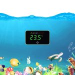 AquaSense Mini Digital Thermometer with Alarm for Aquariums