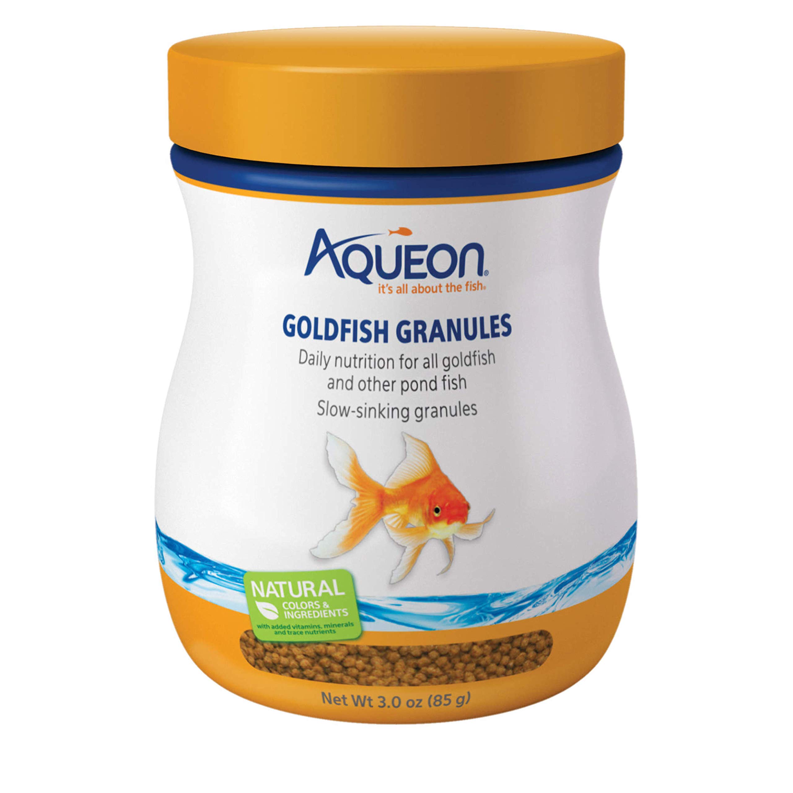 Aqueon Goldfish Slow Sinking Granules, 5.8 Ounce