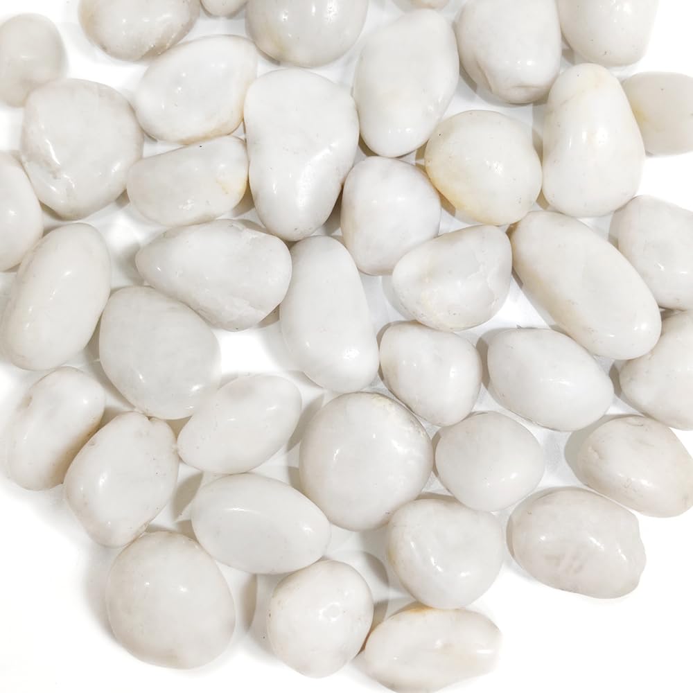 HappyFiller 18 lb Decorative Small River Stones for Aquariums & Plants