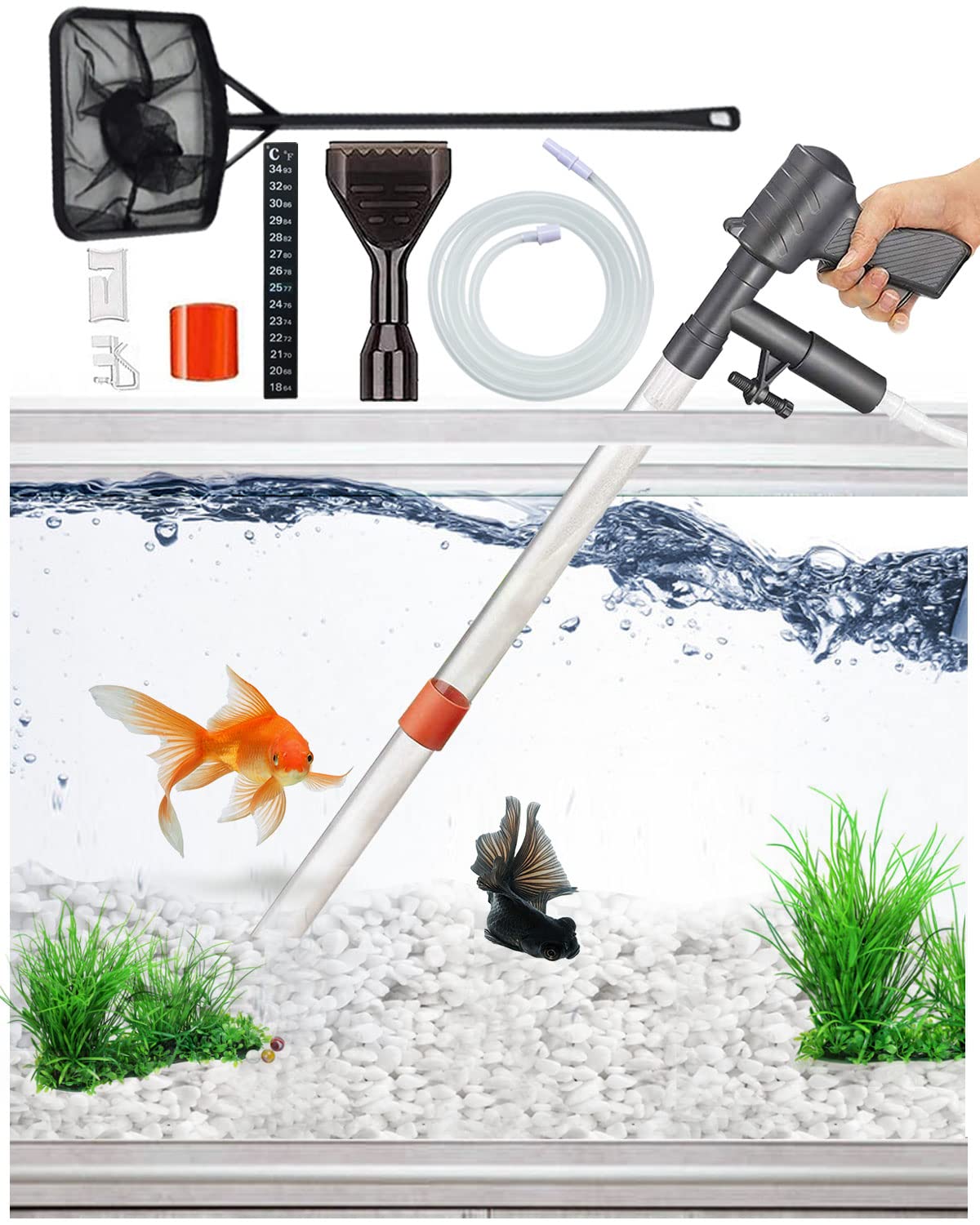 QZQ Aquarium Gravel Cleaner: 2025 Vacuum Tools for Fish Tanks