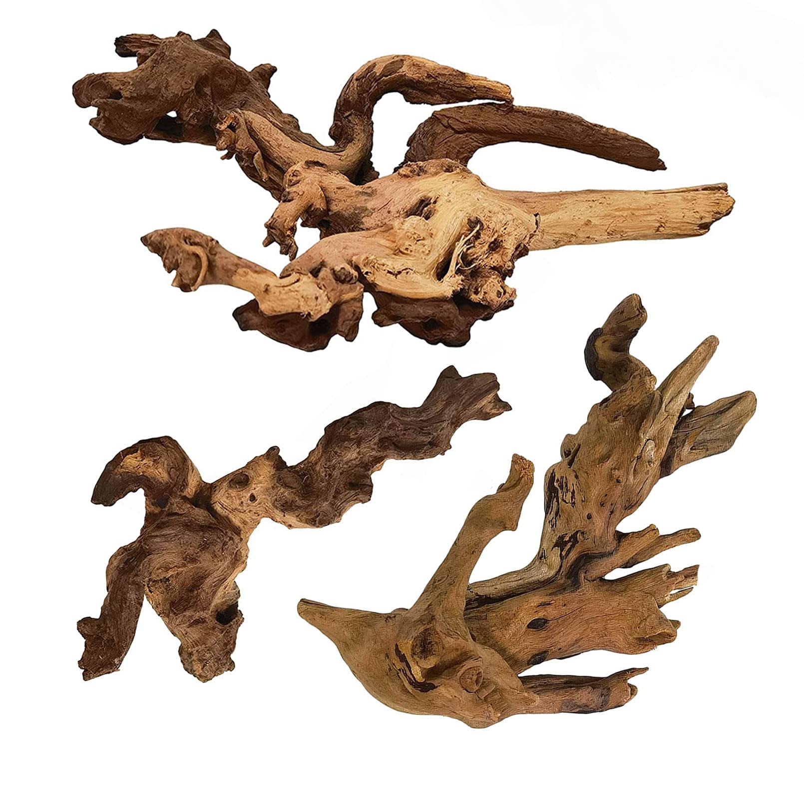 Tfwadmx Driftwood Decor: 2 Pieces for Aquariums and Terrariums