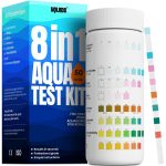 Wolmds 8-in-1 Aquarium Test Strips for Freshwater & Saltwater