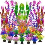 Ameliade Colorful Artificial Plants for Large Fish Tanks