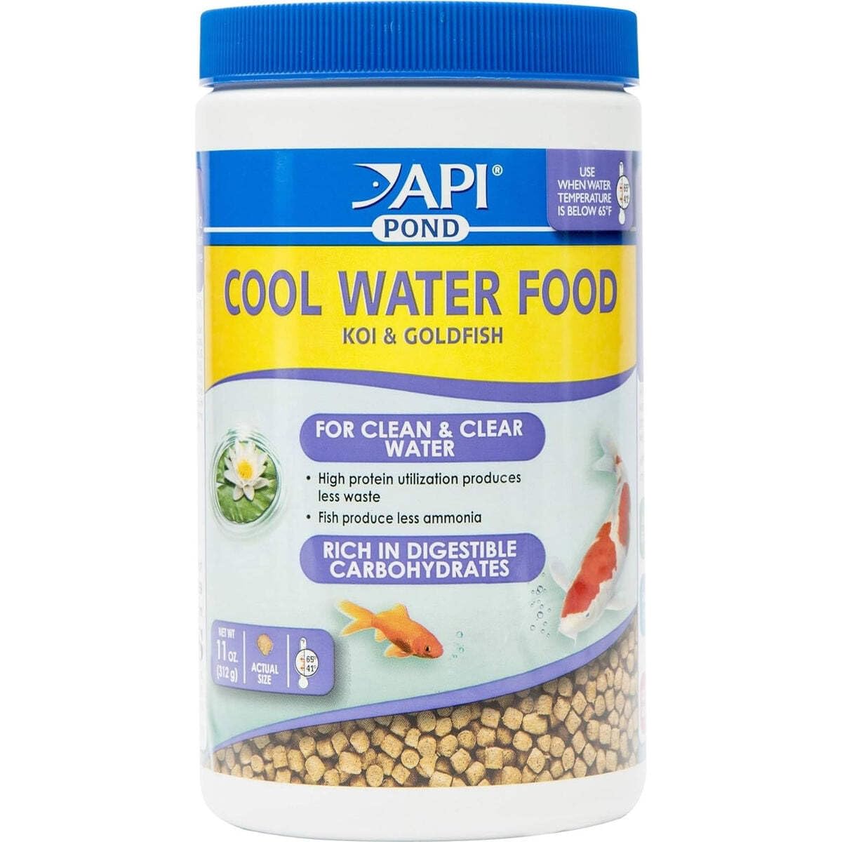 API Pond Cool Water Fish Food, 11-Ounce Container