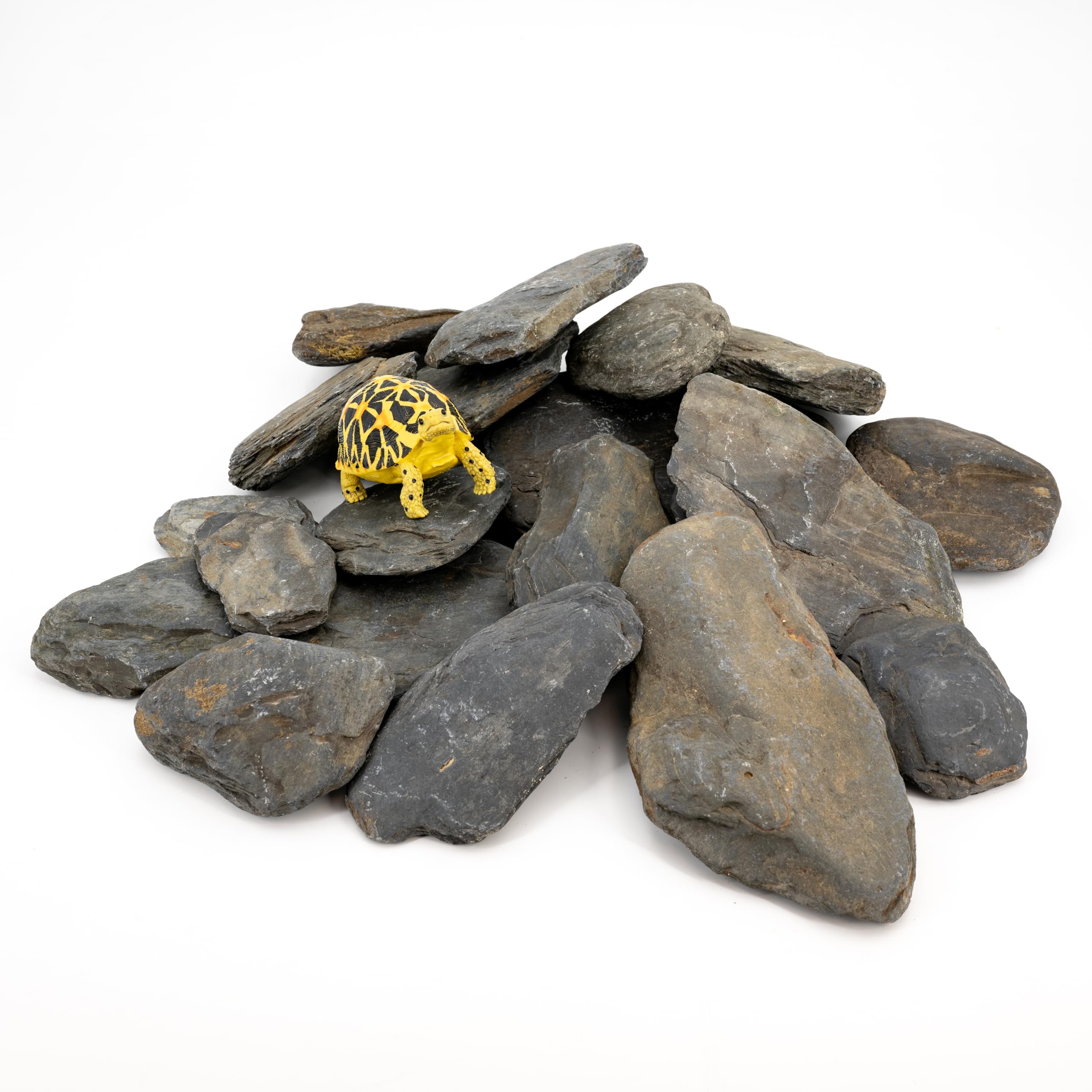 KINGRUI Natural Slate Turtle Platform for Aquariums and Habitats