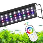 AQQA Aquarium Light – Remote Control, Adjustable Color, 10 Brightness Levels