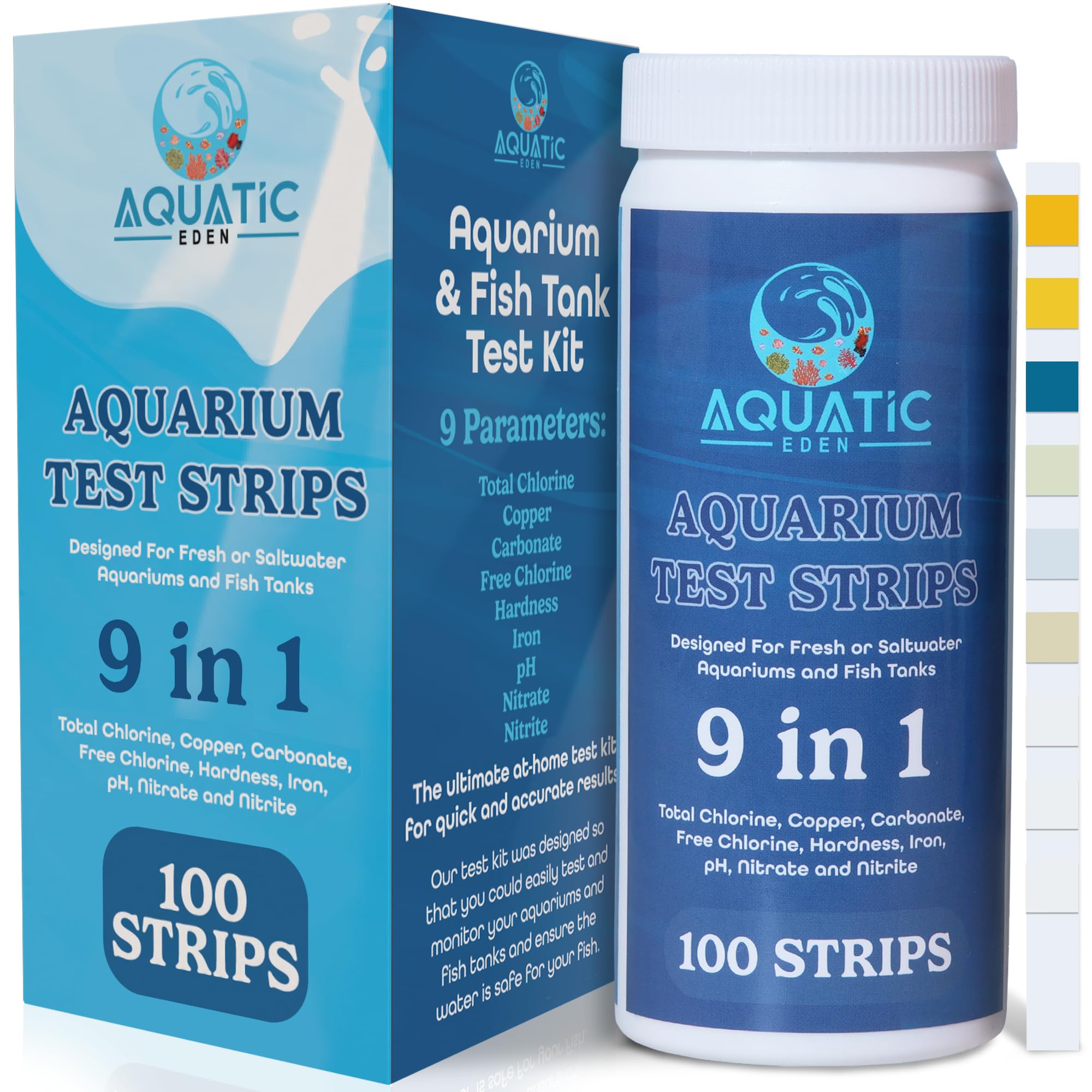 Brand Name: 9-in-1 Aquarium Water Test Kit for Fish Tanks