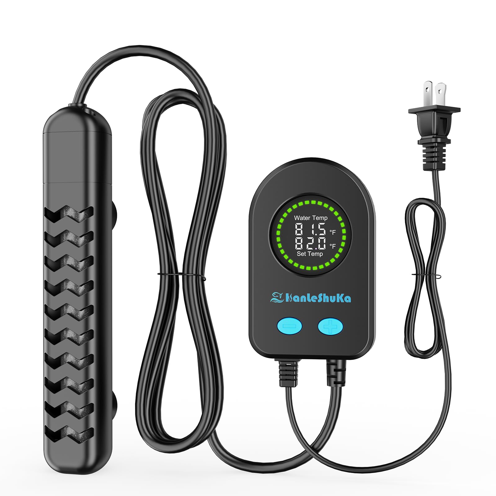 HANLESHUKA Submersible Aquarium Heater with Automatic Power-Off Feature