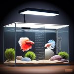 iPriro 3 Gallon Nano Glass Aquarium with Filter and LED Light