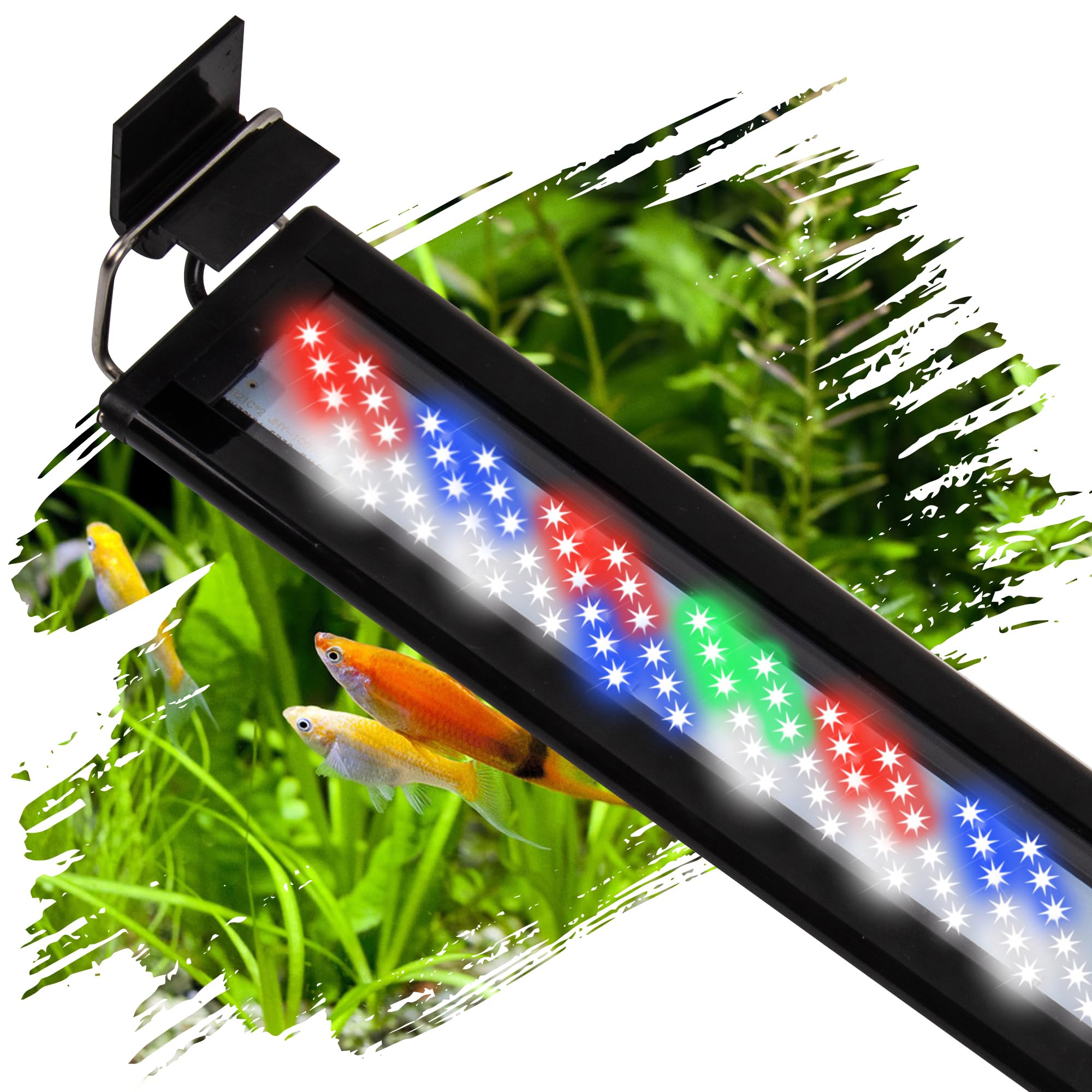IRQWY Full Spectrum LED Aquarium Light for 10/20 Gallon