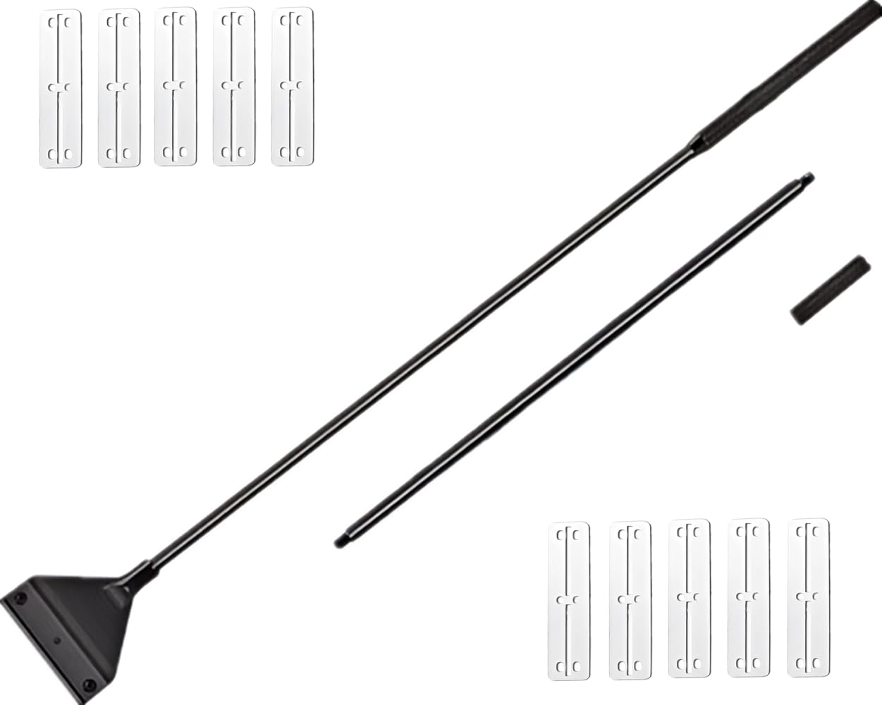 Lominie Algae Scraper: 25.6" Stainless Steel Cleaner for Aquariums