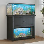 Tatub 40-50 Gallon Aquarium Stand with Storage for Reptiles