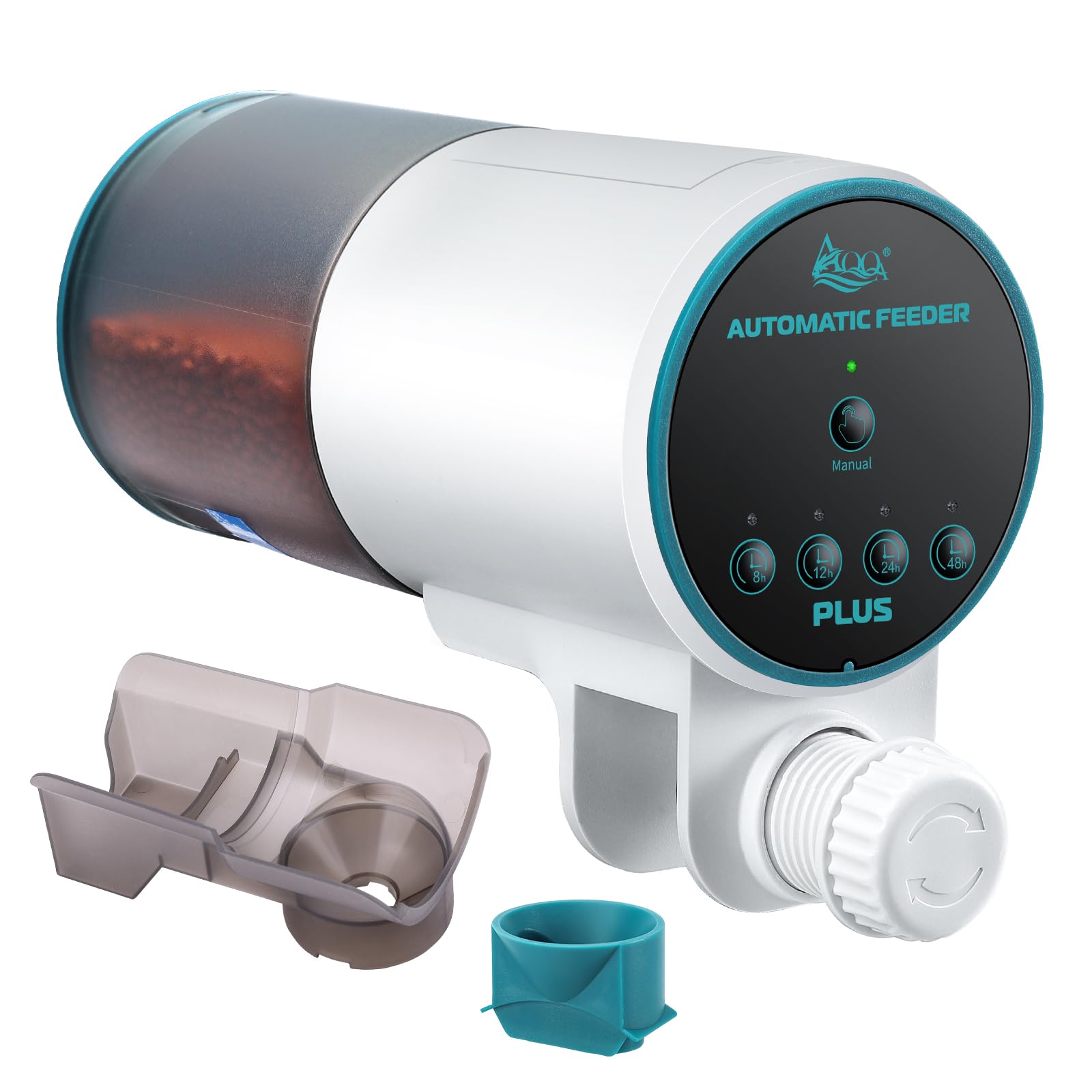 AQQA Automatic Fish Feeder with Timer and 230ml Capacity