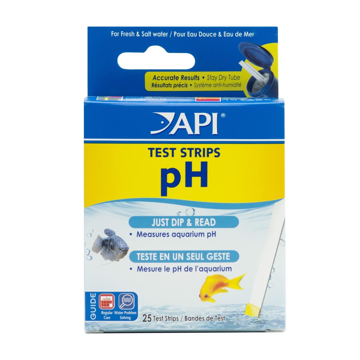 Aquarium Pharmaceuticals® Ammonia Test Strips for Aquariums