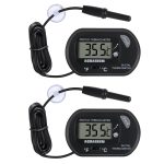 2-Pack Digital Aquarium Thermometer with Large Display