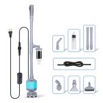Hygger 360GPH 5-in-1 Electric Aquarium Gravel Cleaner and Vacuum