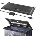 Blosail LED Aquarium Hood with Adjustable Brightness for 24-Inch Tanks
