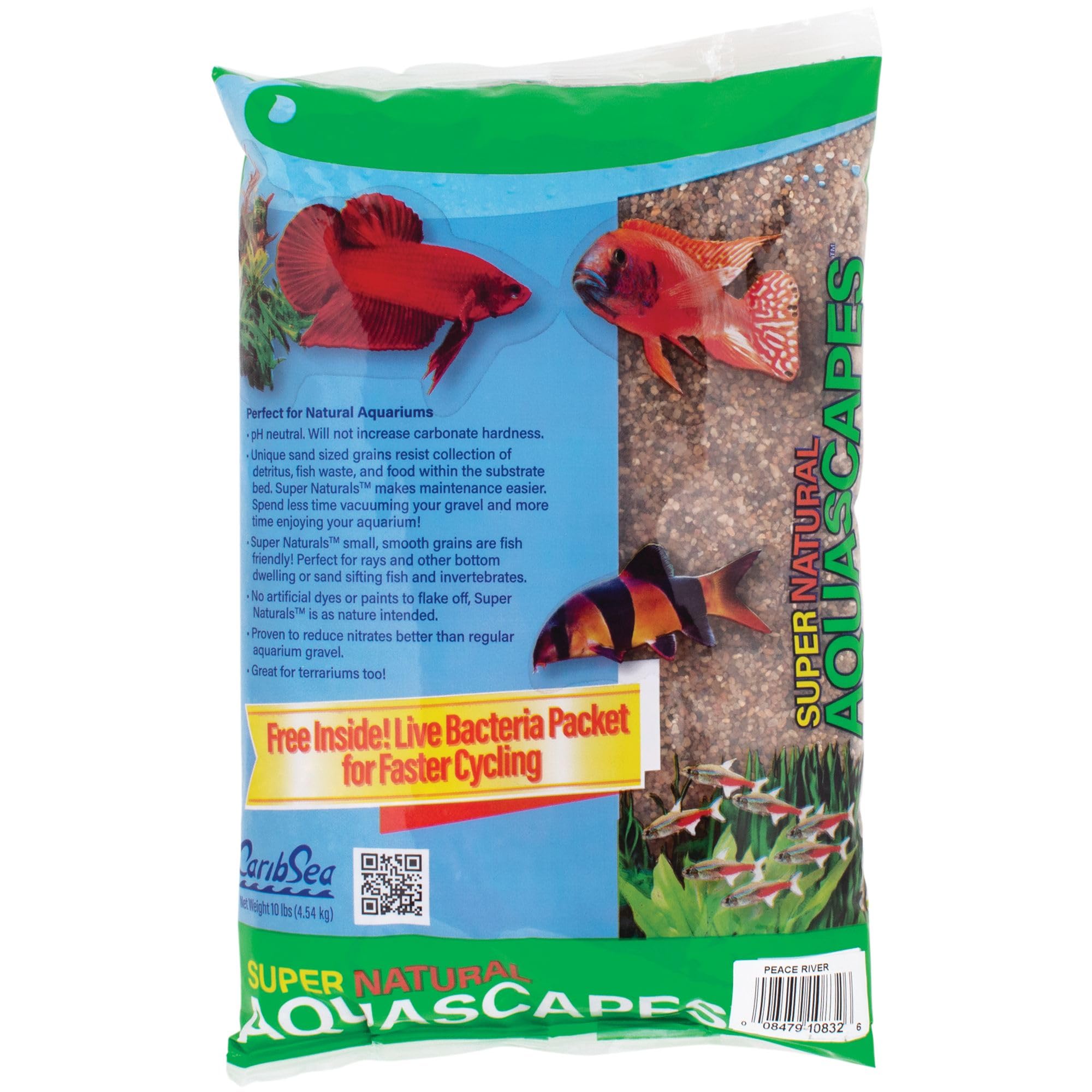 CaribSea Super Natural Peace River Gravel - 10 lbs Freshwater Substrate
