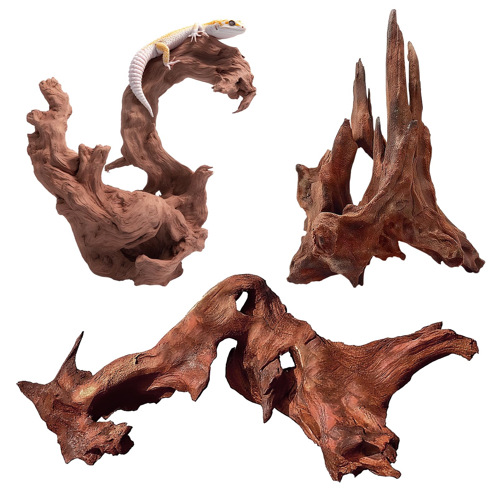 EFFIELER Natural Driftwood – Real Wood for Aquariums & Habitats