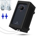 Fishkeeper Adjustable Quiet Air Pump for Tanks Up to 140 Gallons