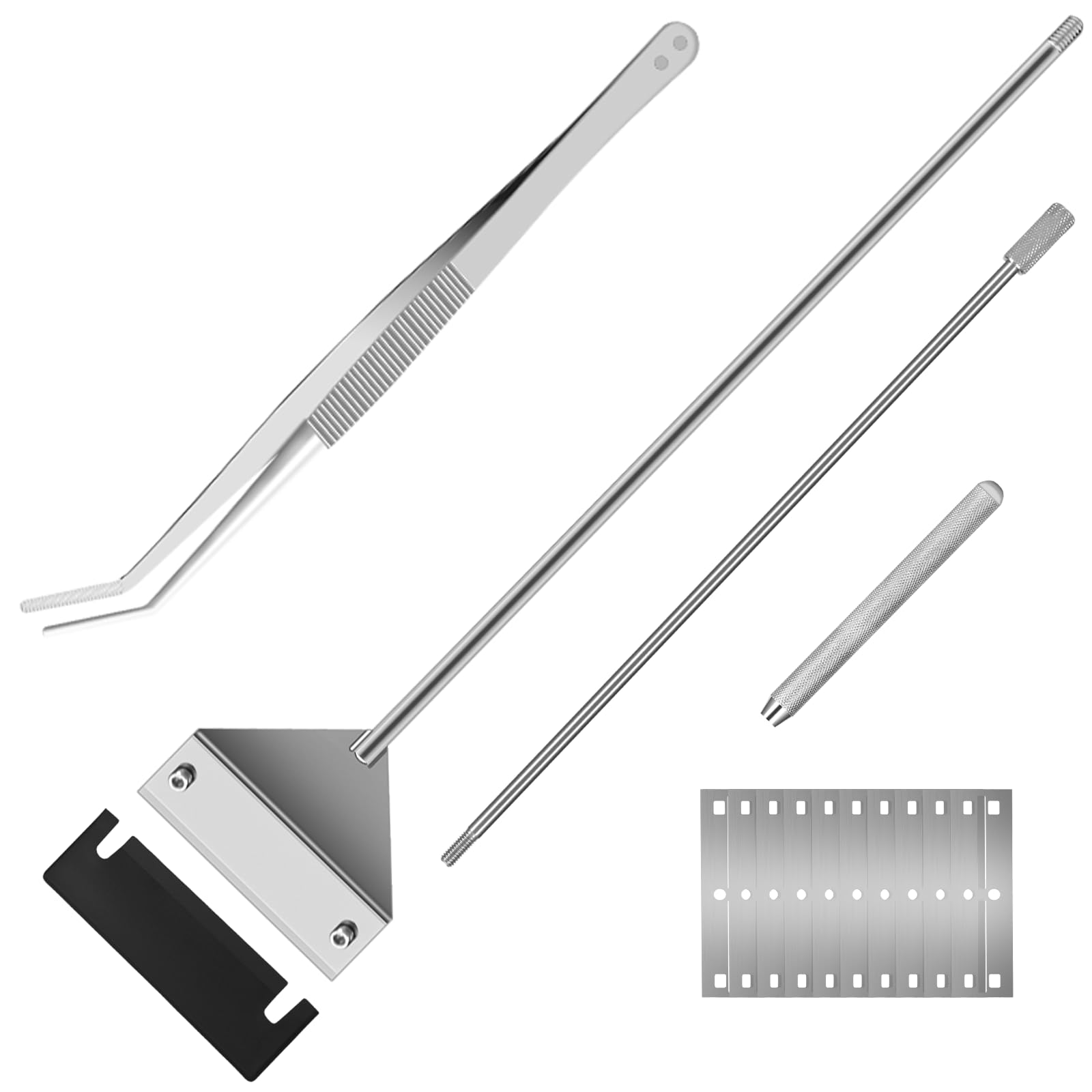 Ymiueip 25" Glass Aquarium Algae Scraper with Tools & Blades