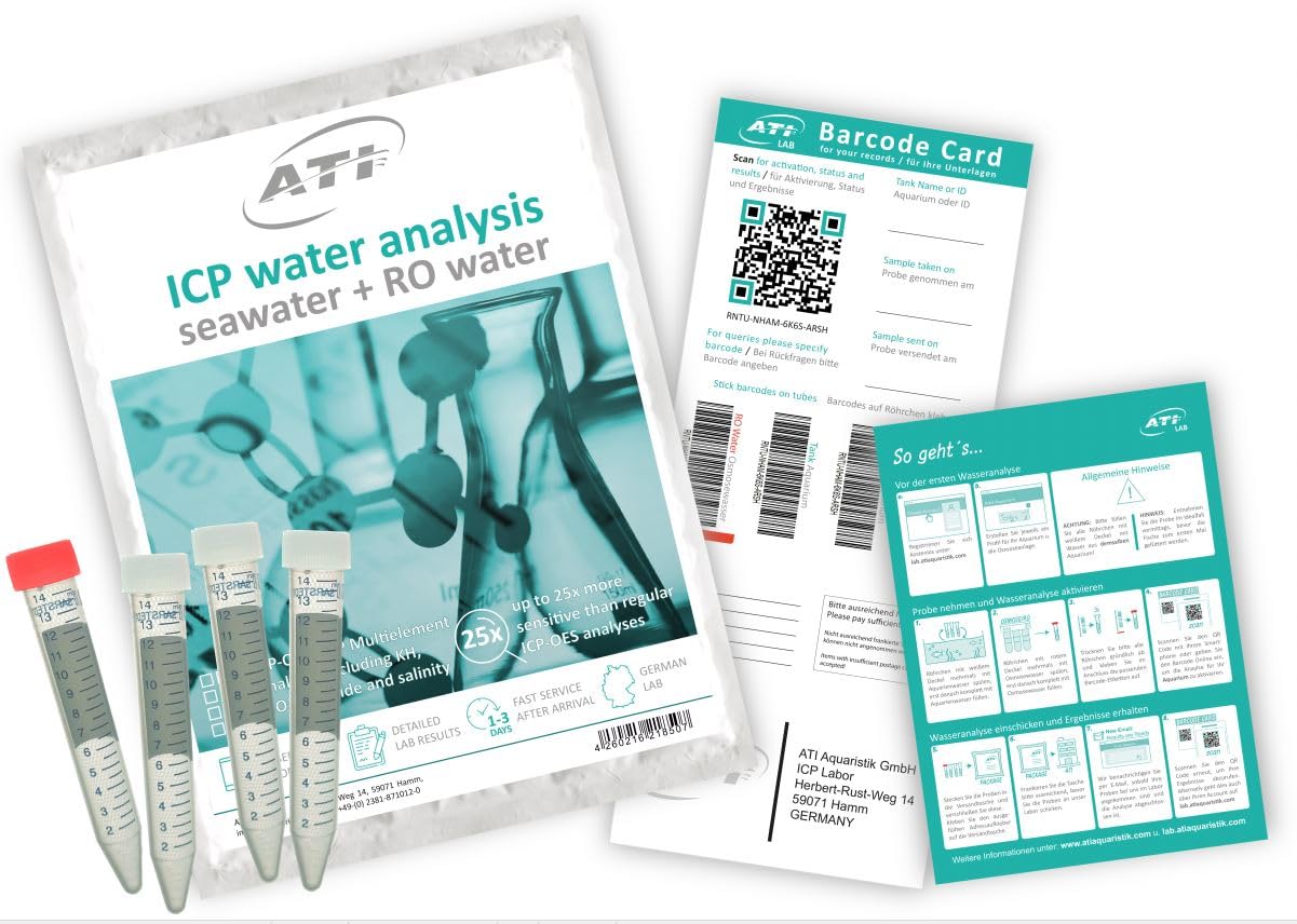 ATI ICP-OES Comprehensive Saltwater Testing Kit