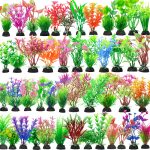 CousDUoBe 94 Pcs Aquarium Plants for Home and Office