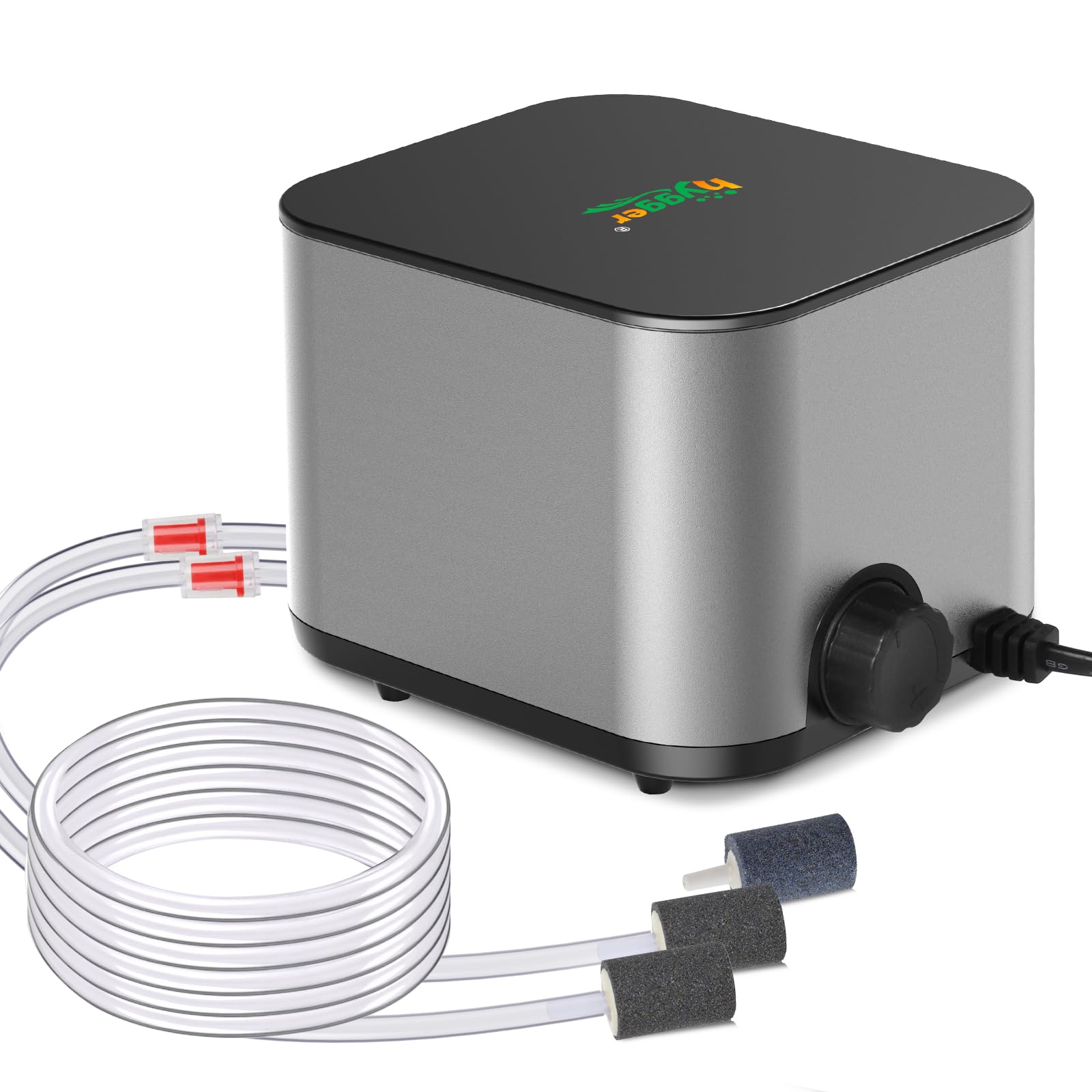 Hygger Ultra Quiet 6W Aquarium Air Pump with Dual Outlets