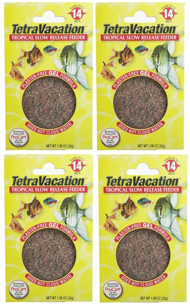 Tetra 14-Day Tropical Fish Feeder, 4 Pack (4.24 Oz)