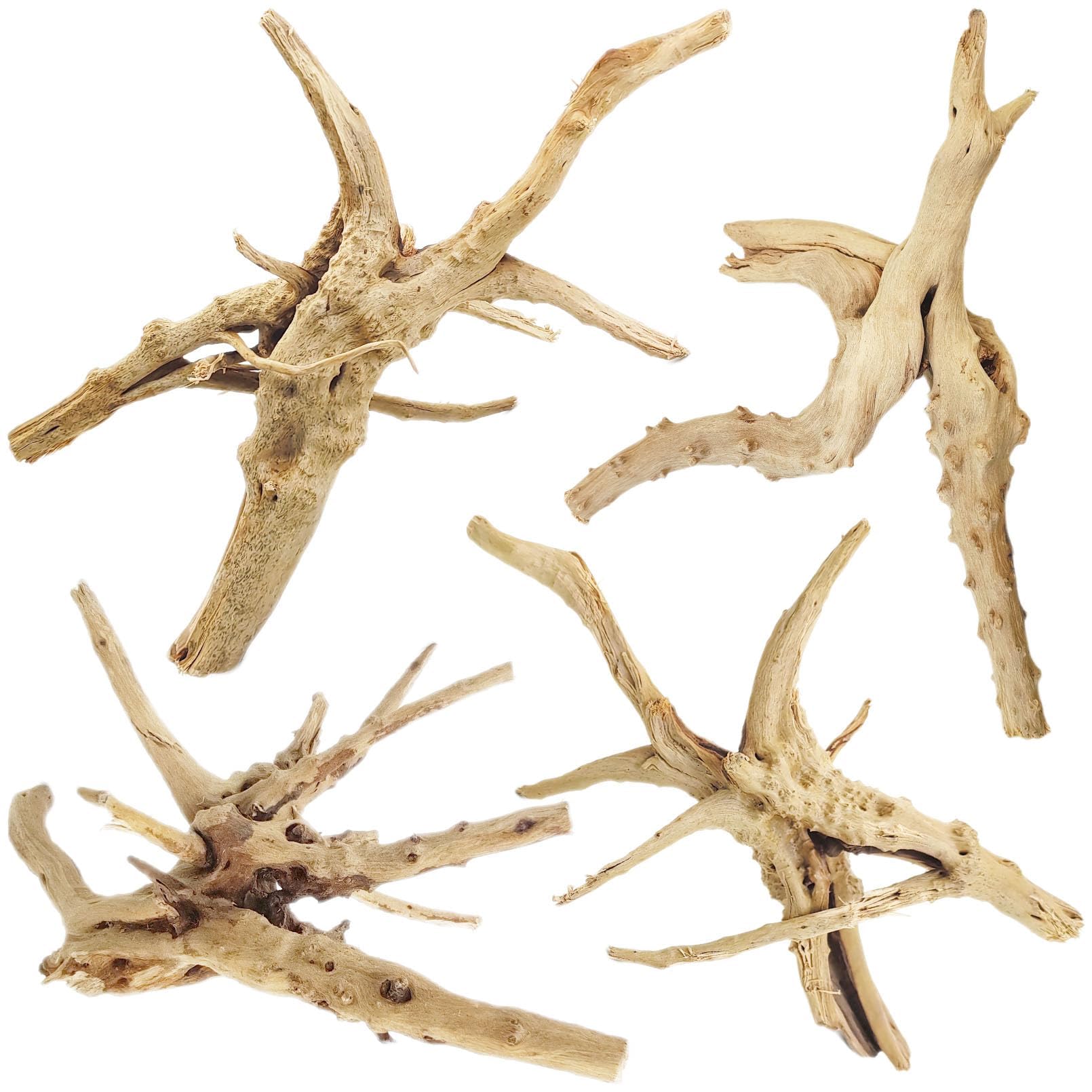 Tfwadmx Driftwood Pack for Aquariums and Terrariums, 2 Pieces