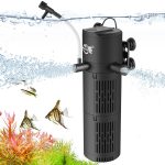 BlueYu 4-in-1 Aquarium Filter for 40-120 Gallon Tanks