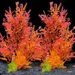 BOLYEE 2 pcs Extra Large Artificial Aquarium Plants 21 Inches