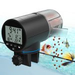 JuzPetz: Automatic Fish Feeder with Timer, 200ml Capacity, Battery Powered