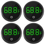 ACEIRMC 4pcs Digital Aquarium Thermometer with Accurate LED Display