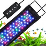 AQQA LED Aquarium Light with 24/7 Mode and Adjustable Features
