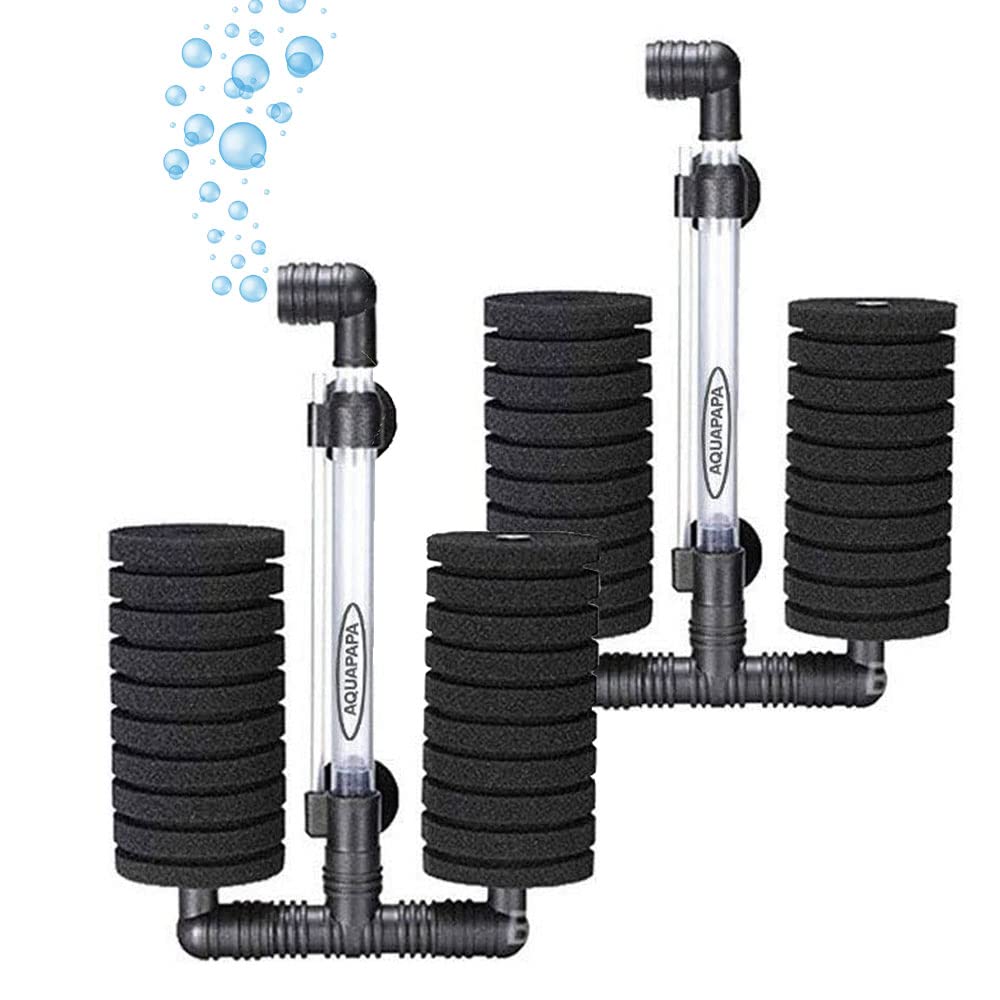 Aquarium Bio Sponge Filter 2 PCS for 55 Gallon Tanks