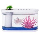 HSIFMATE: 2.2 Gallon Nano Aquarium Kit with Color-Changing Light