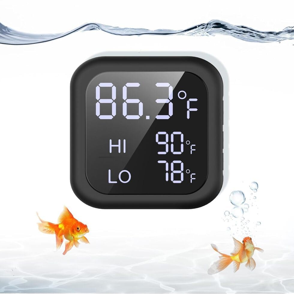 Upgraded LED Aquarium Thermometer with Alerts