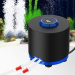AQQA Quiet Dual Outlet Aquarium Air Pump for 200 Gallons