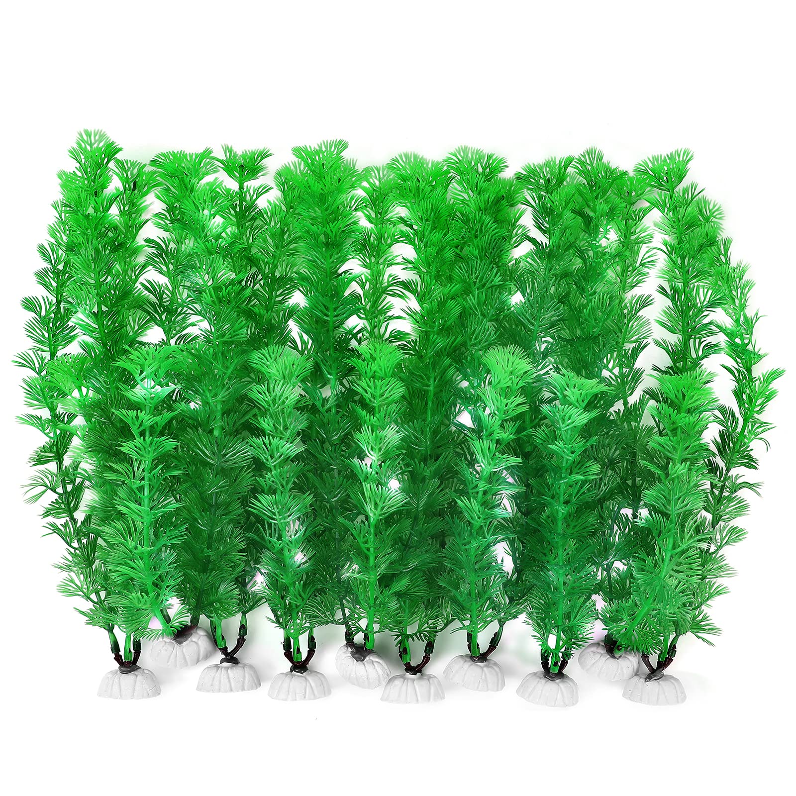 AQUANEAT 10-Pack 10-Inch Tall Plastic Aquarium Plants